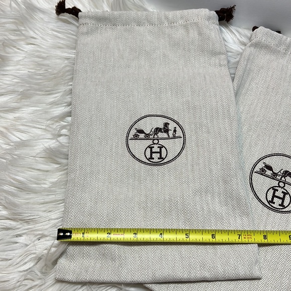 100% Authentic BRAND NEW 2 HERMÈS DUST BAG - Picture 9 of 9